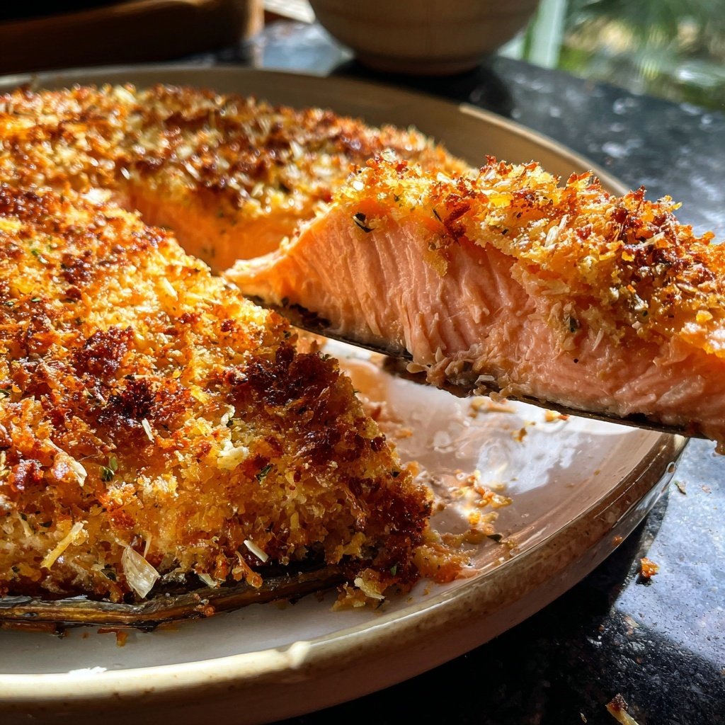 Ofenlachs mit Zitronenkruste