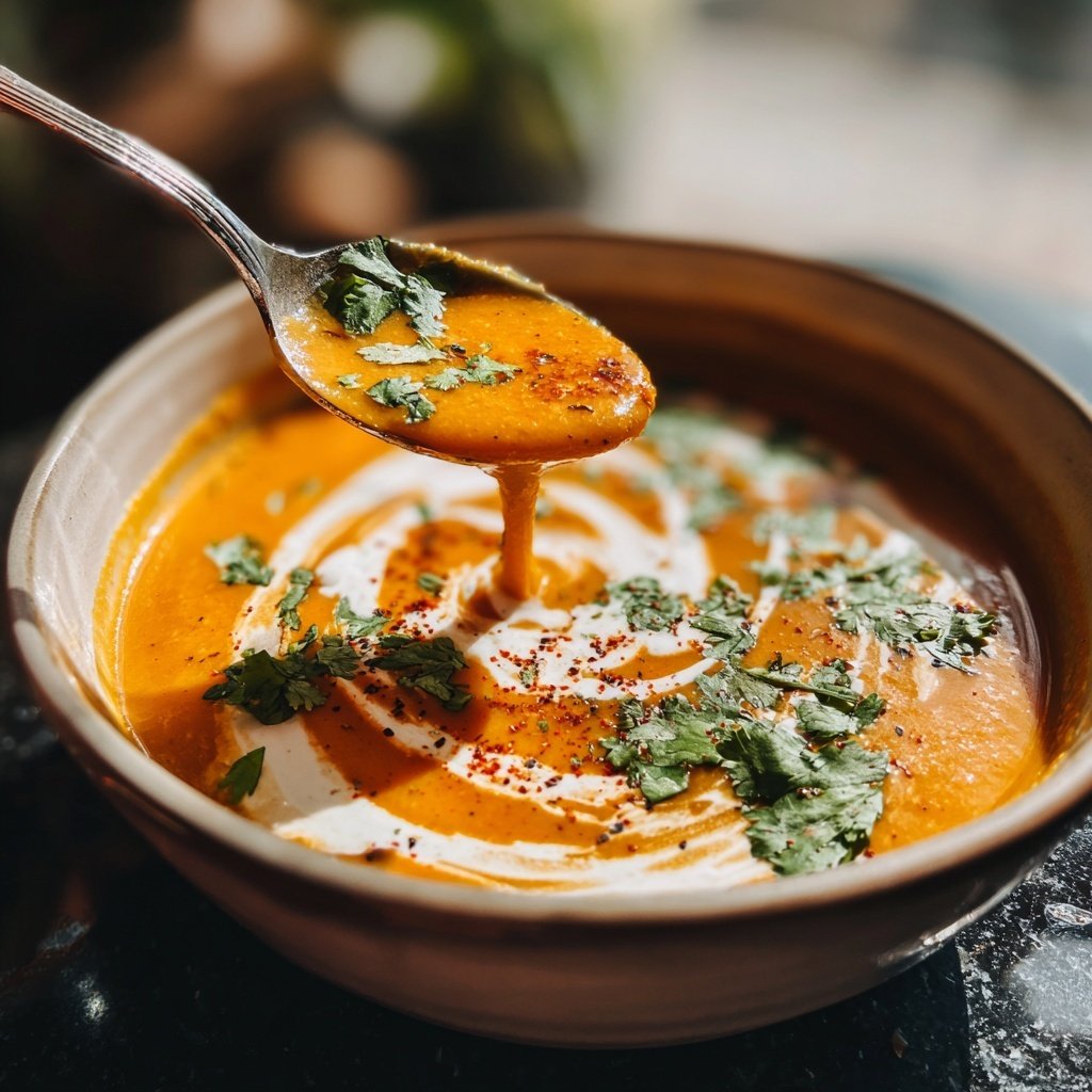 Linsensuppe mit Kokosmilch