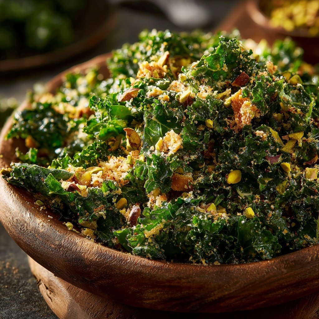 Parmesan-Pistazien-Kale-Salat