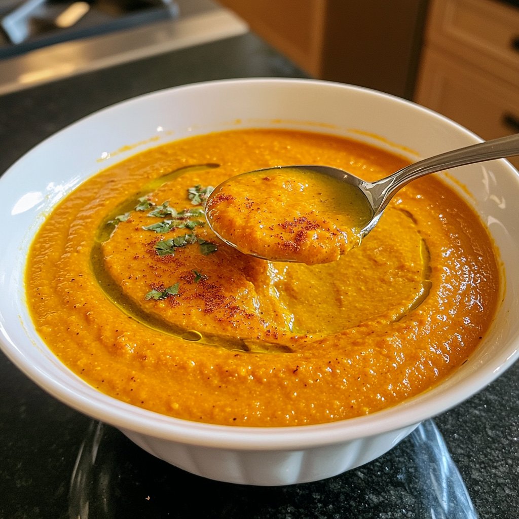 Kürbissuppe püriert fein