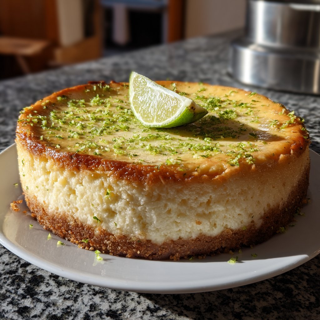 Käsekuchen mit Limette