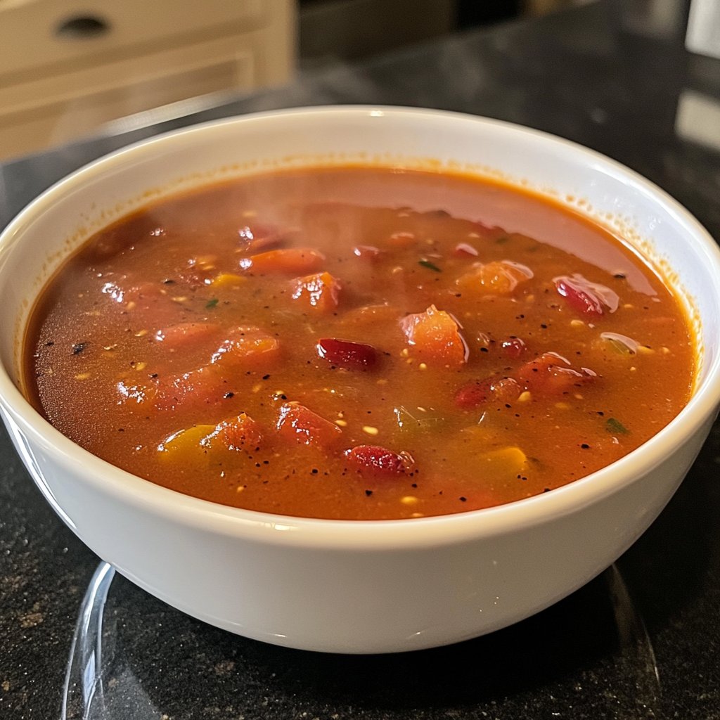 Tomatensuppe mit Chili