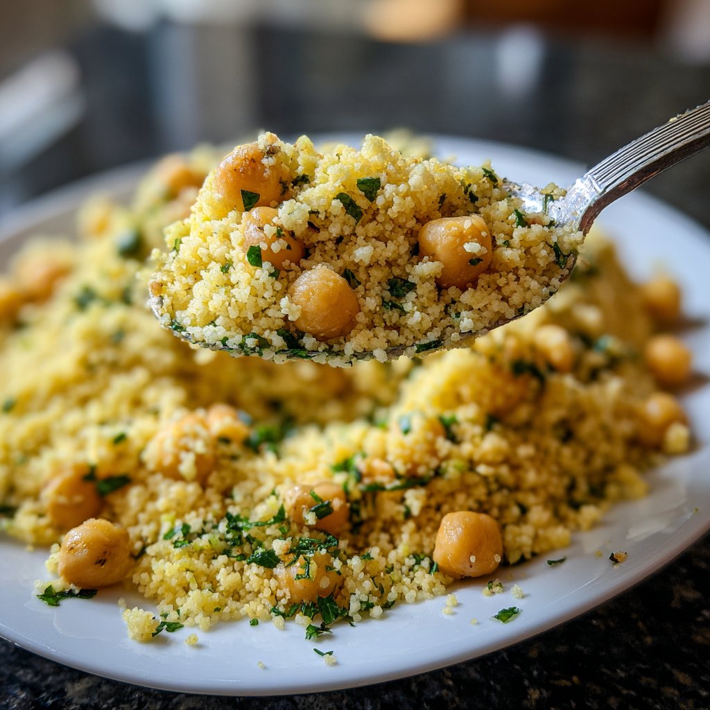 Couscous mit Kichererbsen
