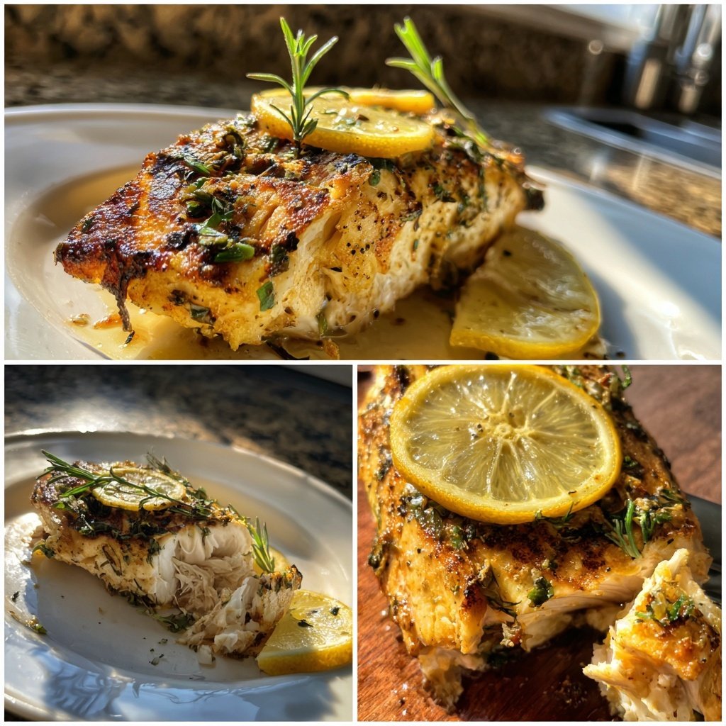 Gesund & Leicht Zitronen-Gegrillter Fisch