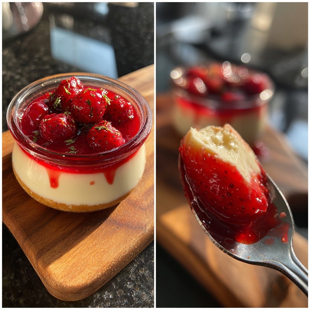 Erdbeer Panna Cotta Mit Vanille