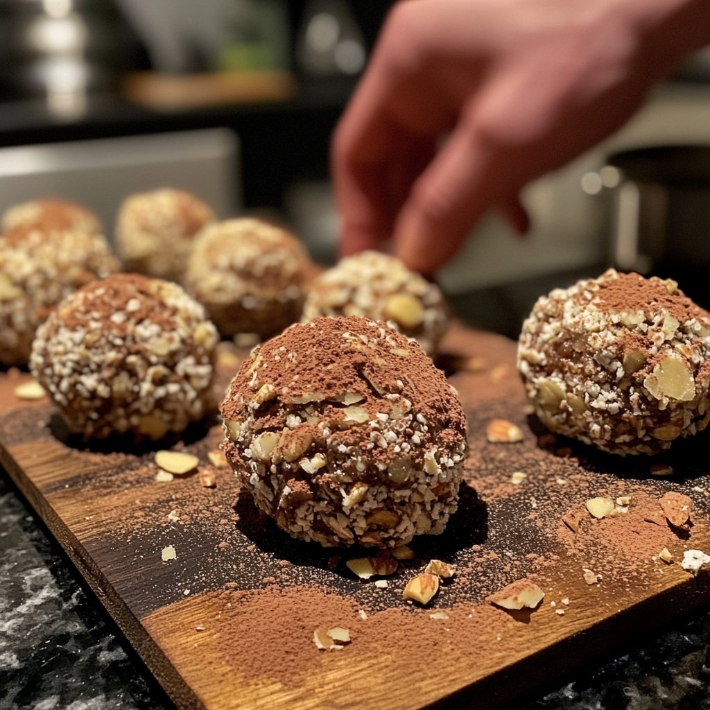 Protein Bällchen ohne Backen vegan