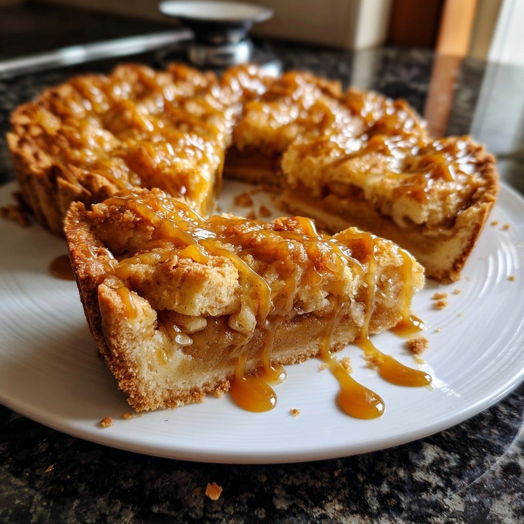Apfeltorte mit Salzkaramell