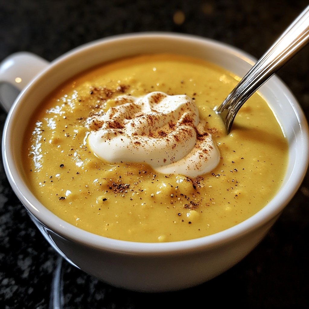 Kürbissuppe mild für Kinder